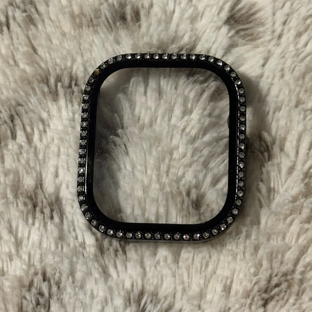USED BLACK Rhinestone Apple Watch Case 46mm